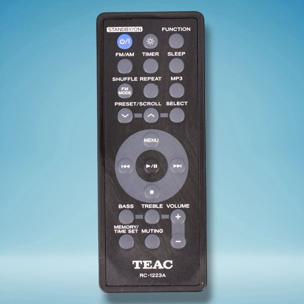 Teac RC-1223a Stereo Receiver Remote Replacement Tested.
